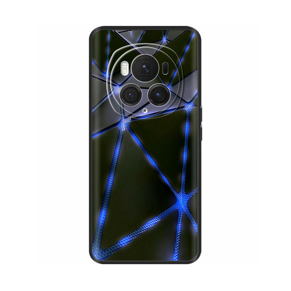 For Honor Magic6 Pro 5G Case Back Cover For Honor Magic6 5G Soft Black Silicone Fashion Phone Case For Magic 6 Pro Coque Fundas