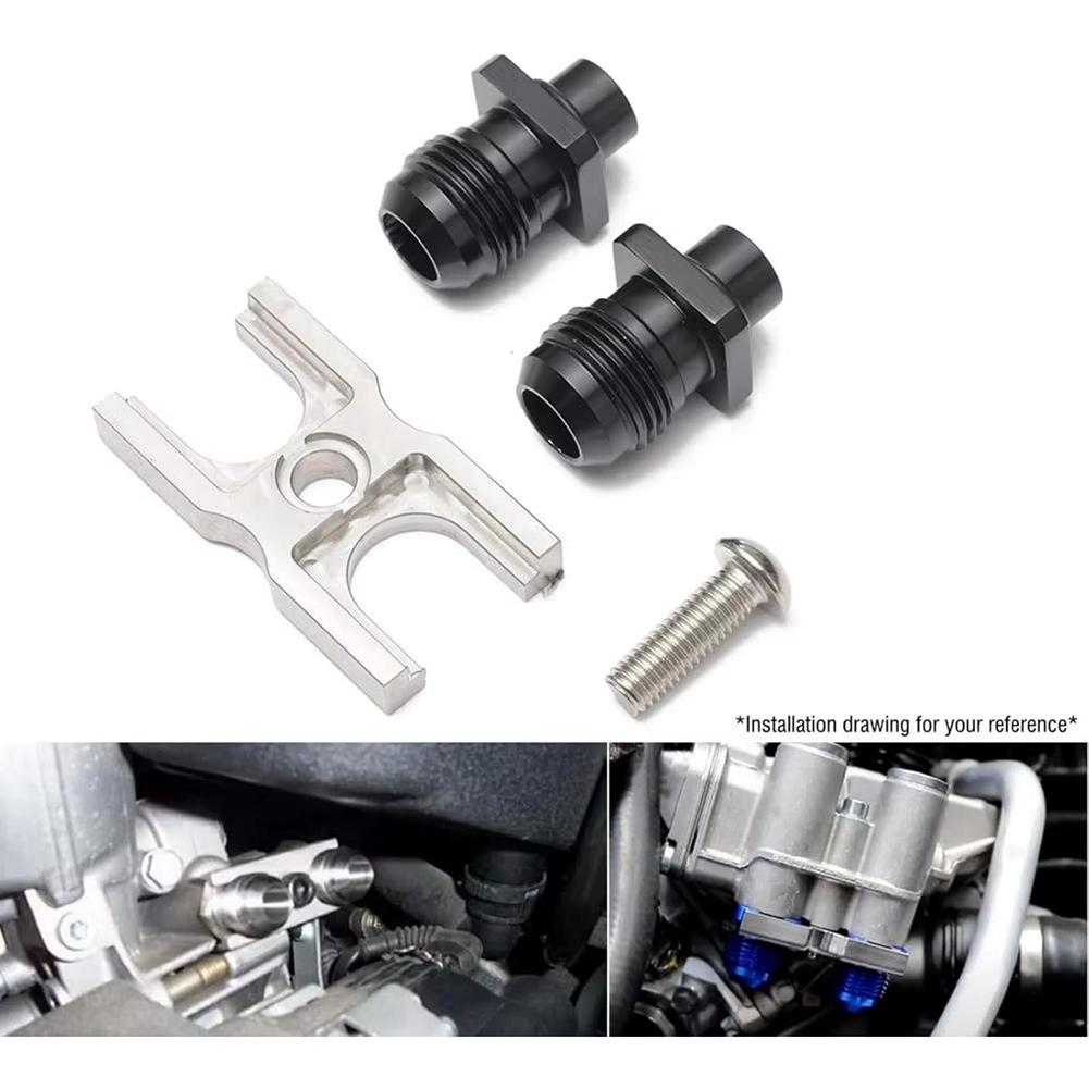 For BMW E36/E46 M3/E90/E92/E93 Oil Cooler Adapter Fitting AN10 Aluminum Oil Cooler Connection Parts