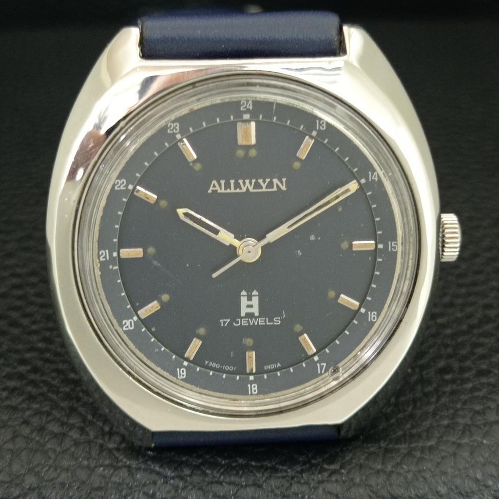 MONTRE HOMME VINTAGE ALLWYN 6300A REMONTAGE MANUEL INDIA CADRAN ORIGINAL a708129-1