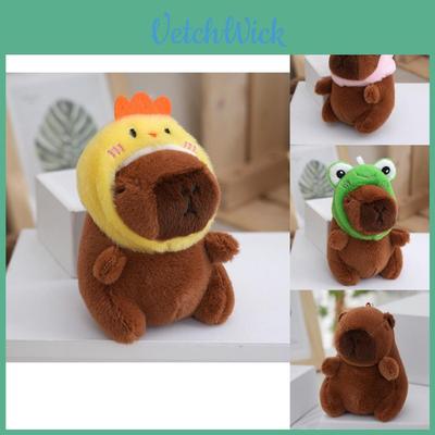 Fluffy Capybara Plush Keychain Featuring Multiple Adorable Styles For Kids And Adults Alike
