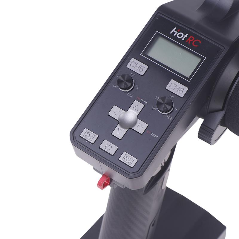 1Pcs Ct-6A 6Ch 2.4Ghz Radio System Transmitter Remote Controller With F-06A 6Ch Receiver For Rc Car Boat Tank