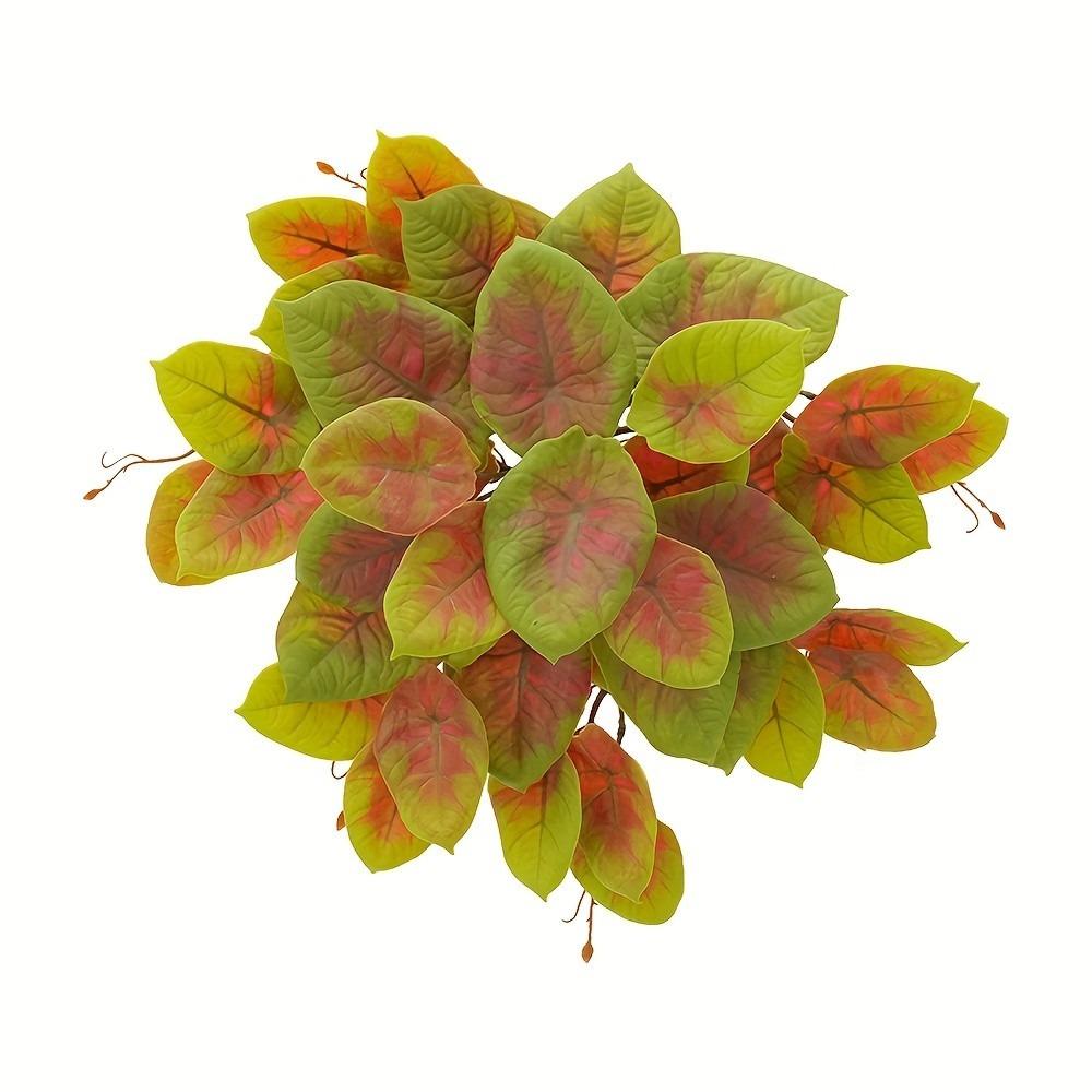 

Photography Props Vibrant Colors Faux Greenery 42 Leaves Realistic Artificial Plants Lifelike Handmade Artificial Flowers Office