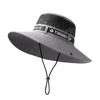 Summer Large Sun Hat Men Women Breathable Fishing Caps Sun UV Protection Mesh Fisherman Hat Hiking Outdoor Beach Cap