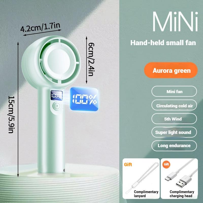 

Мини-беслопастной ручной вентилятор с зарядкой от USB, портативный персональный высокоскоростной вентилятор, электрический вентилятор для ресниц