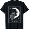 Goth Tarot Card Crescent Moon XVIII 18 with Owl T-Shirt