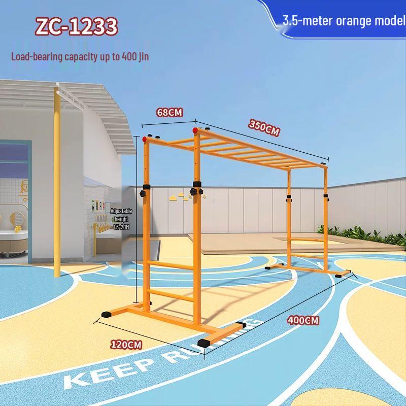 Kids' Adjustable Mobile Climbing Ladder & Pull-up Bar