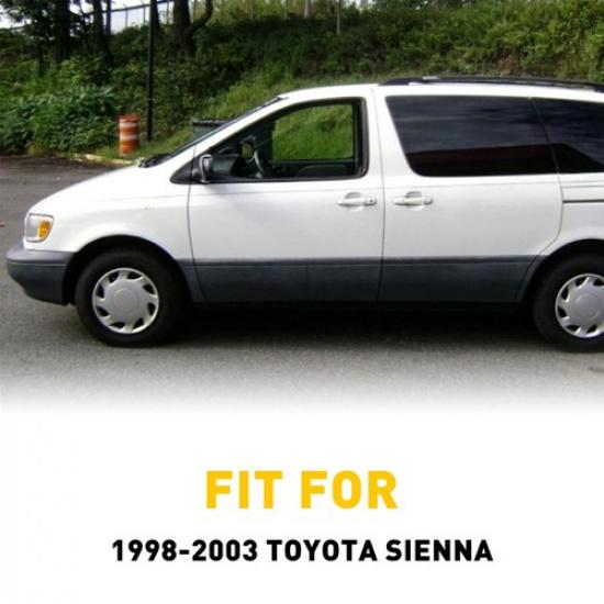 White Exterior Door Handle Rear Passenger Right Side For 1998-2003 Toyota Sienna