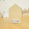 EID Wooden Pendant with LED Light Ornament Islamic Festival Supplies DIY Craft Perfect for Ramazan Home Party Decoration