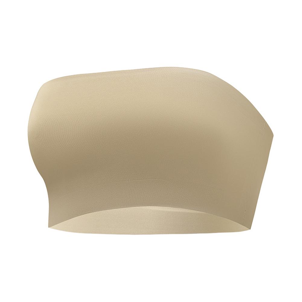 Reggiseno a Tubino Senza Spalline da Donna Fascia Avvolgente per il Petto Bandeau Senza Fodera Senza Cuciture Traspirante Confortevole Intimo Top