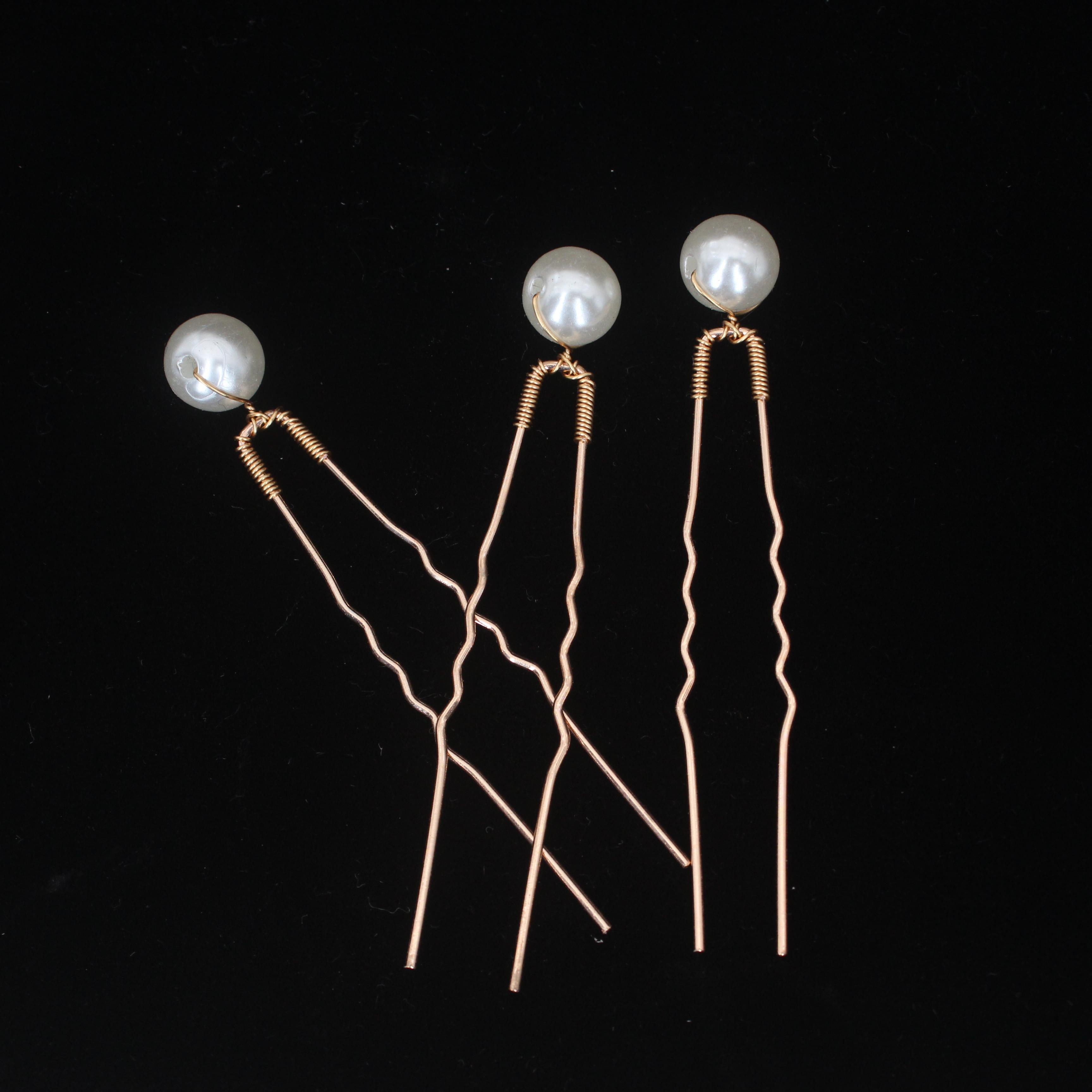 

3 шт. Свадебные заколки для волос U-образной формы, Свадебное украшение для головы, Золотистые шпильки для волос, Жемчужные женские аксессуары для волос, Свадебный головной убор, Ювелирное украшение, Подарок