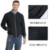 KEFITEVD Lightweight Pilot Baseball Plus Business Size XL Men's Jacket, Autumn/Winter Jacket, Sizes, Lightweight, Windproof, Jacket, Black,