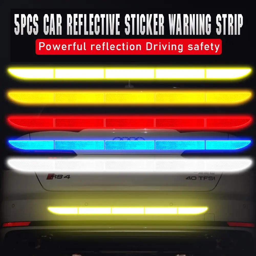 90cm Reflective Car Decal Safety Warning Reflector Tape Car Stickers Anti Collision Warning Reflector Sticker Auto Accessories