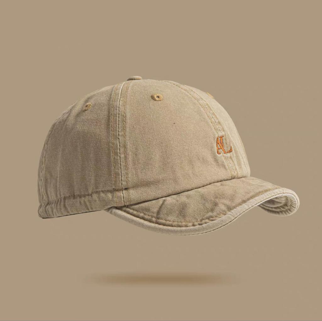 - Vintage Water-Washed Soft Brimmed Baseball Cap for Men and Women, Suitable for Outdoor and Casual Wear.