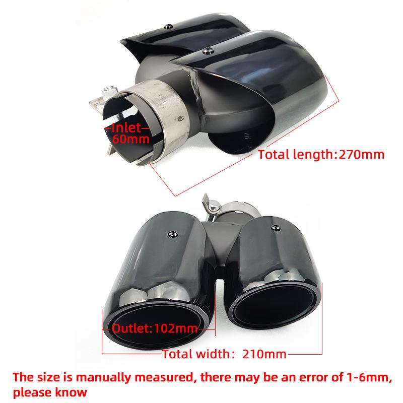 Stainless Steel Quad Exhaust Tip for 2014-2018 Porsche Macan