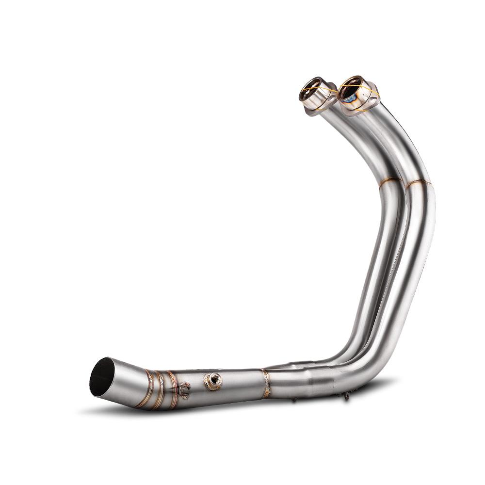 Complete Exhaust System for Motorcycle, Carbon Fiber Exhaust, 51mm/2 Inches, for Mt07 R77 2014-2023