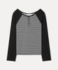 MIXXO Striped Raglan T-Shirt_Miwlwg709S