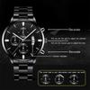 Luxury Fashion Watches Men Stainless Steel Quartz Wrist Watch for Man New Business Casual Watch Relojes Para Hombre