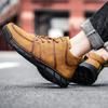 Newest Men'S Geunine Leather Suede Shoes Men Boots Fashion Mens Ankle Boots Casual Hiking Shoes Autumn Comfortable Outdoor Man Boot