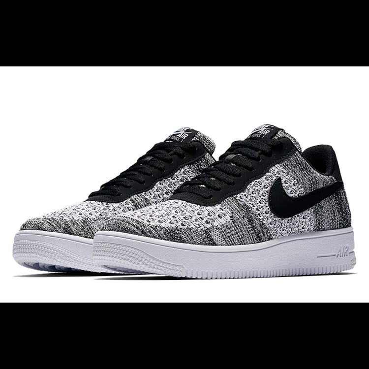 Nike Air Force 1 Flyknit 2 Black Pure Platinum AV3042-001