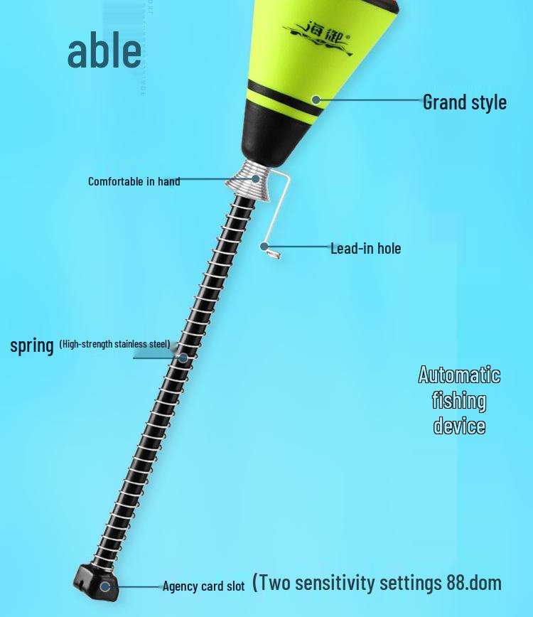 Dispozitiv Automat de Agățat Pește cu Flotor Sensibil - Stil Douyin