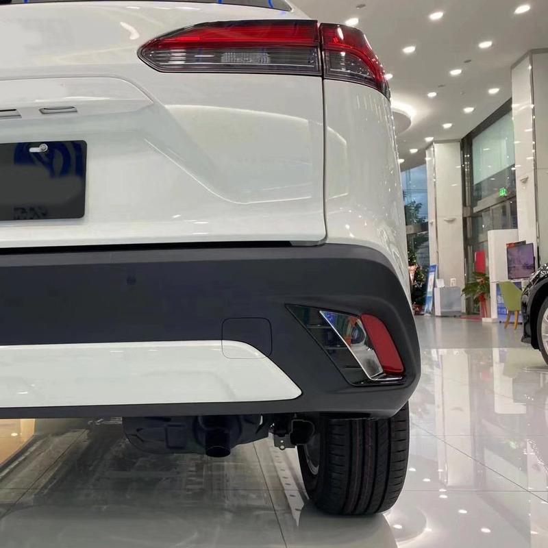 ABS Plastic Car Rear Fog Light Lamp Frame Cover Eyebrow Trim Exterior Accessories For Toyota Corolla Cross XG10   2024+