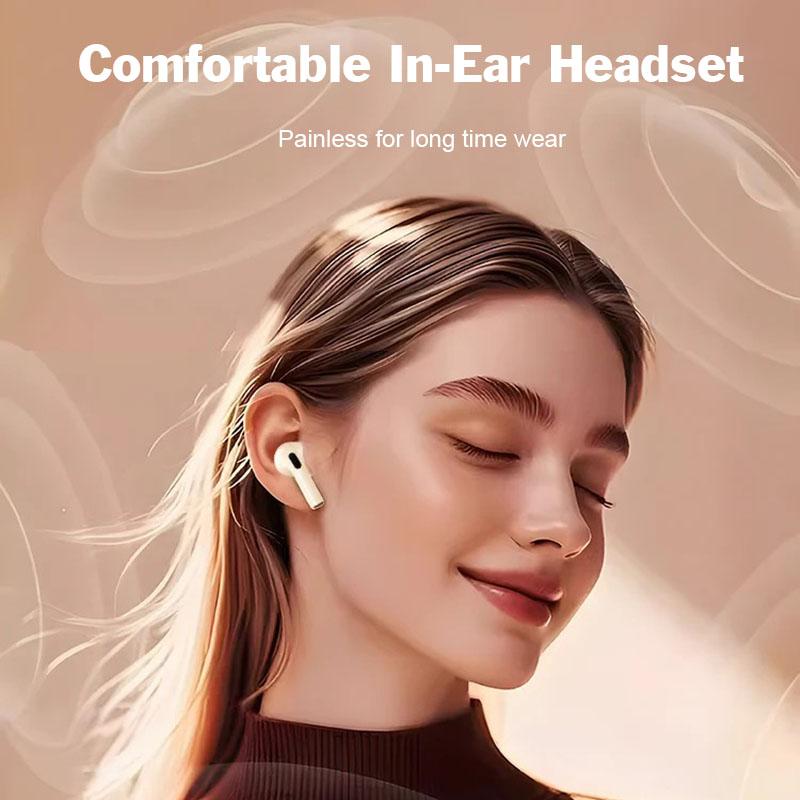 Mini In-Ear Wireless Earphones Digital Display HiFi Stereo Music Headset With HD Microphone Noise Cancel Low Latency