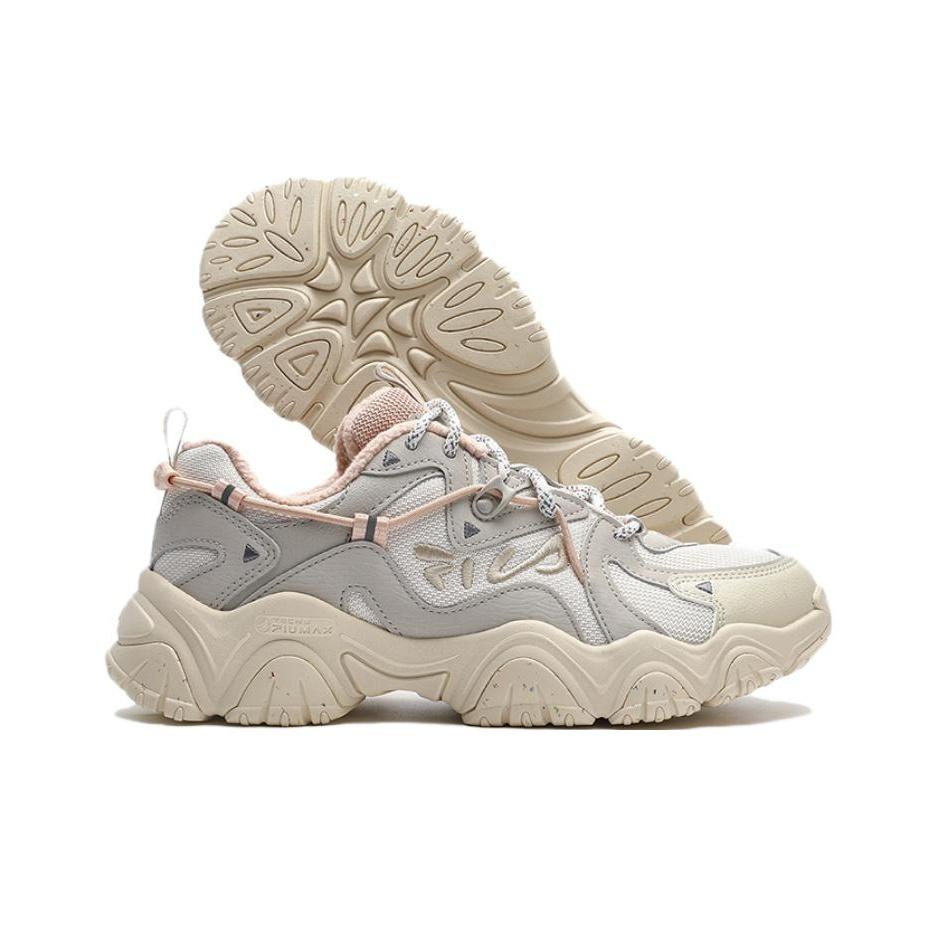 FILA Fluid 4 Cat Paw 4.0 Comfortable Versatile Durable Low-Top Lifestyle Casual Shoes Women sneaker Pink Silver F12W342117FPA