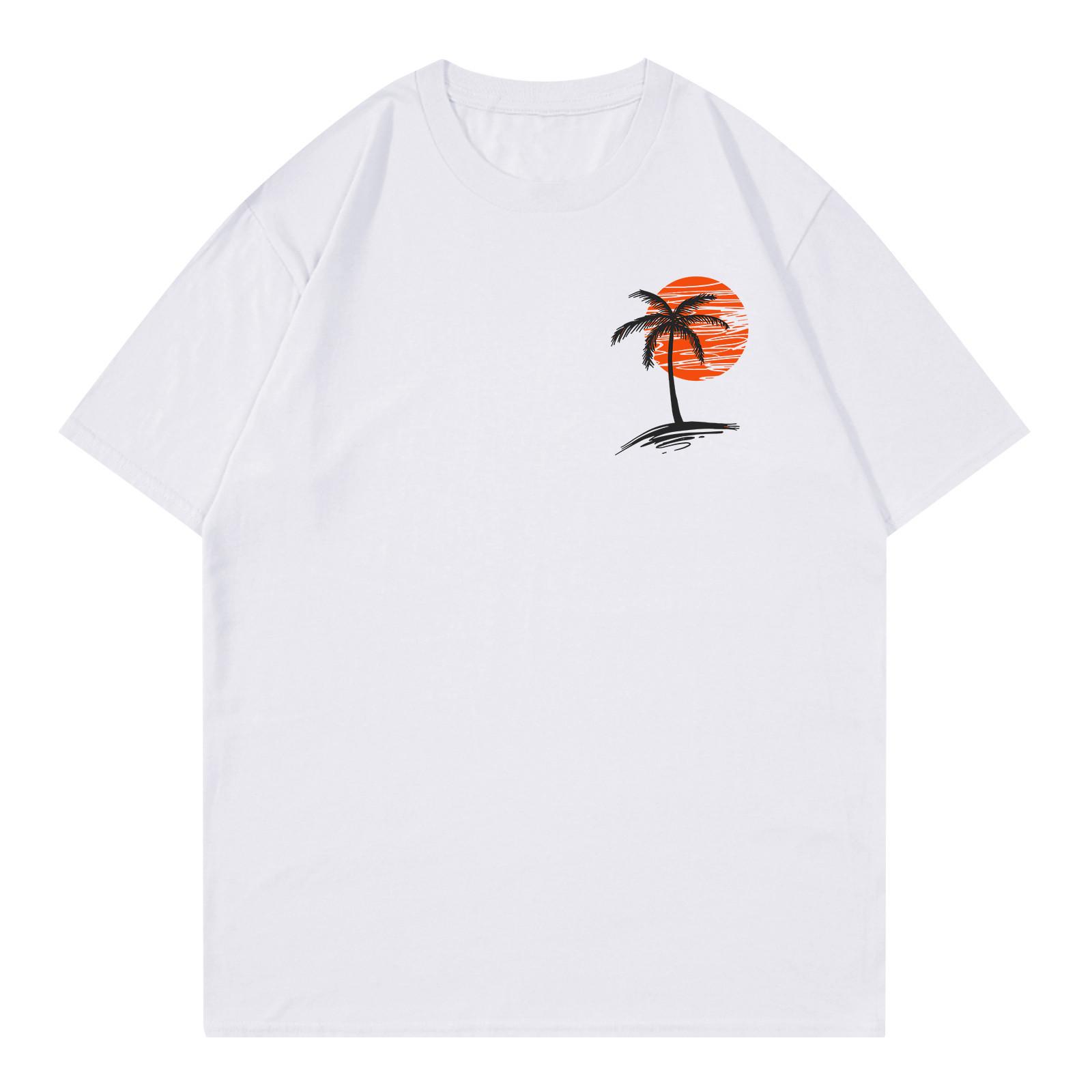 

Футболка унисекс, повседневный свободный топ, удобная футболка с круглым вырезом XL белый