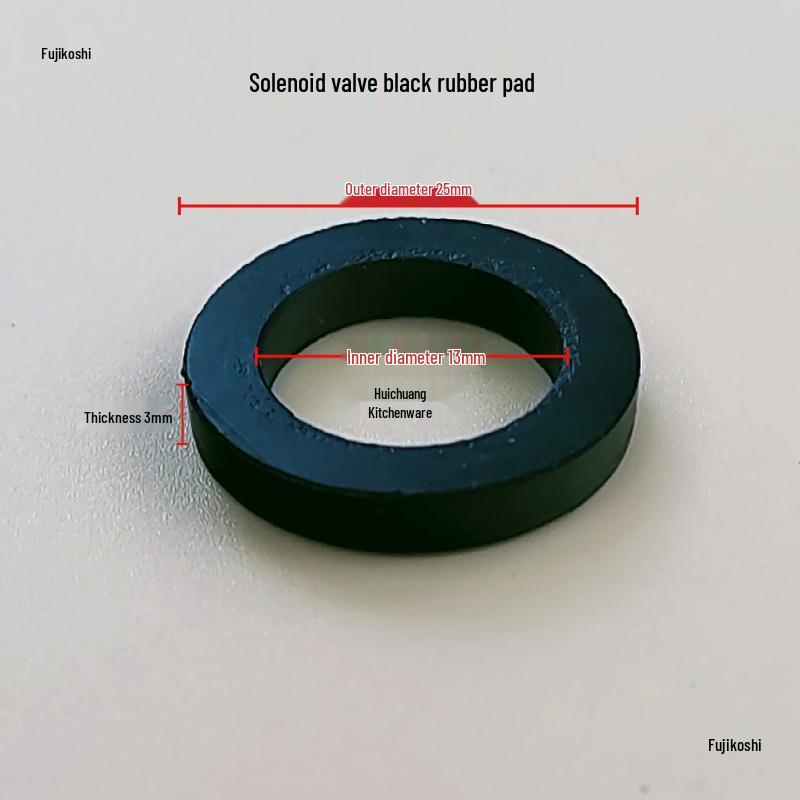 Gas Safety Kit: Rubber Gasket, Noodle Cooker, Steamer, Burner, Solenoid Valve, Leak Prevention, Sealing & Flat/Raised Gaskets.