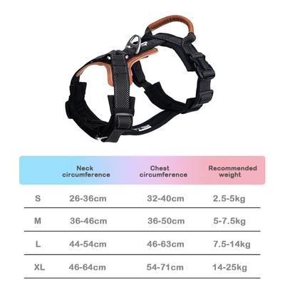 Dog Harnesses Leash Vest Strap With Refletive Strap Pet Chest Pet Dog Training Harness for Medium and Large Dogs Explosion Proof