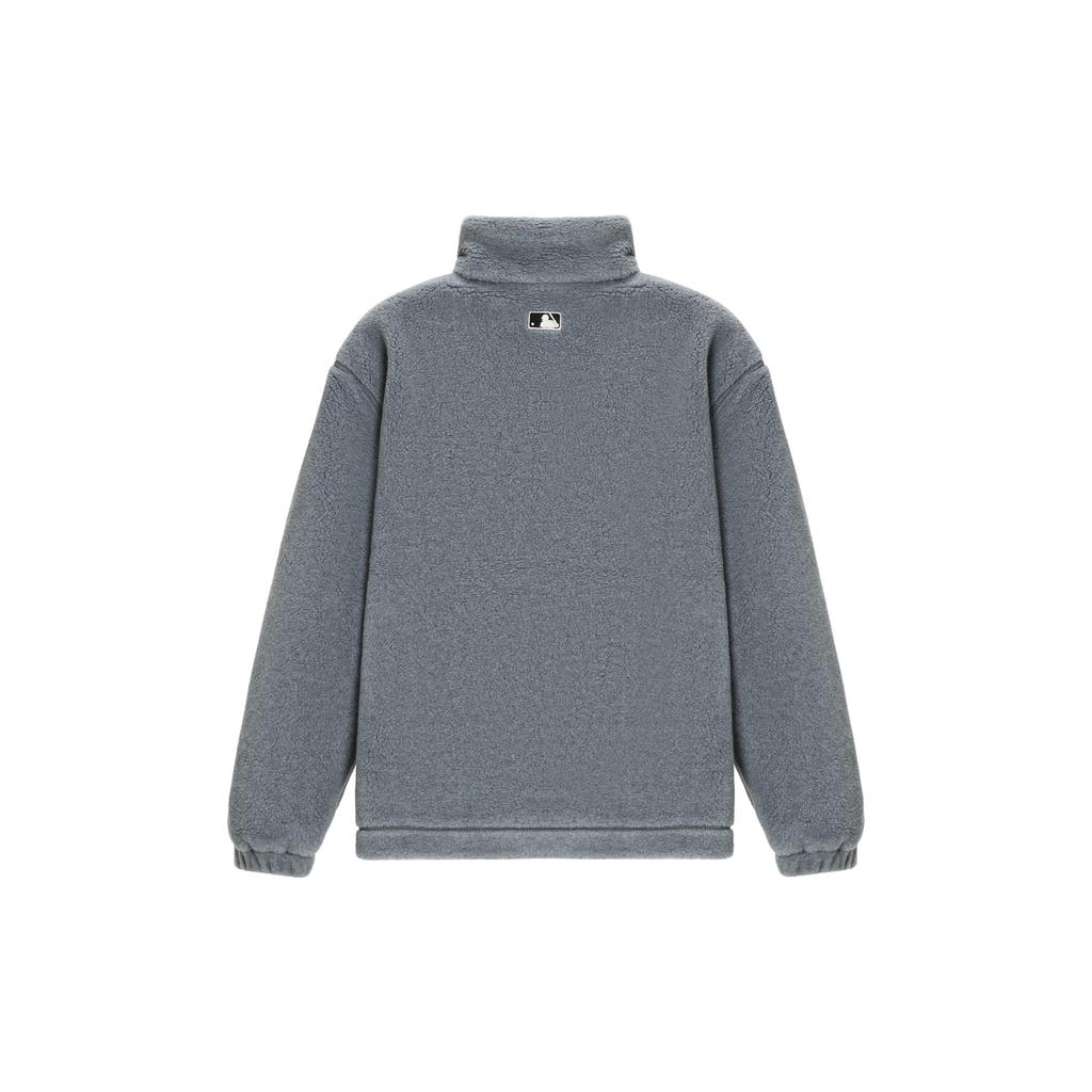 MLB Velvet Jackets Unisex Gray Stand Collar Moderate 3AFDB0626-43GRS