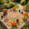 4pcs Autumn Meal Mat Farmhouse Thanksgiving Table Decoration, Suitable for Harvest Parties and Autumn Dining - Home Table Mat