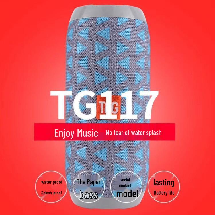 TG117 Bluetooth Outdoor Tragbarer Lautsprecher mit Subwoofer