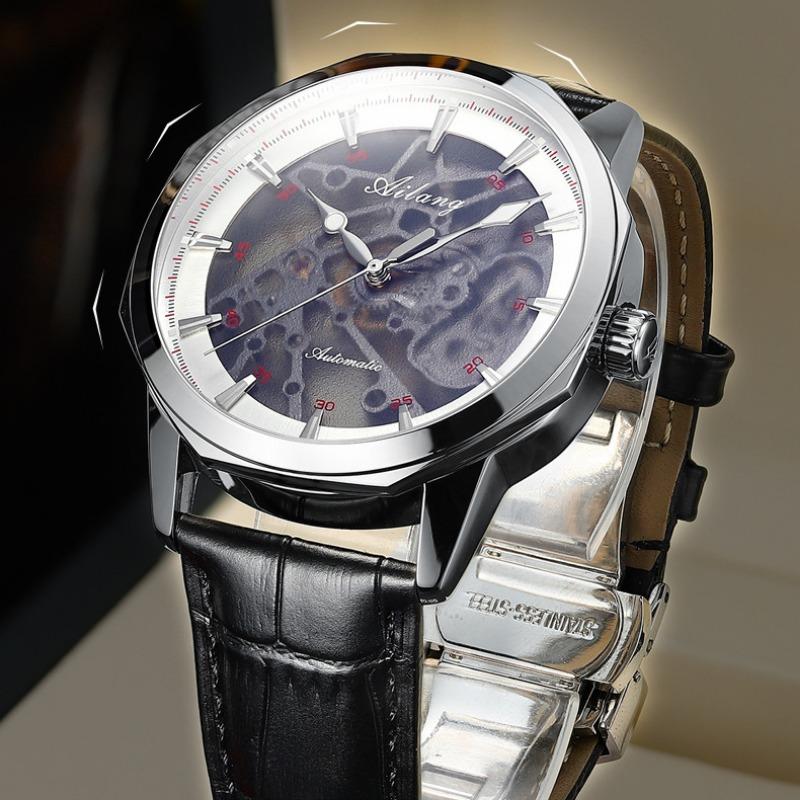 AILANG Uhren Herren Automatik Vollskelett Mechanische Uhr Neue Herrenuhren Wasserdicht