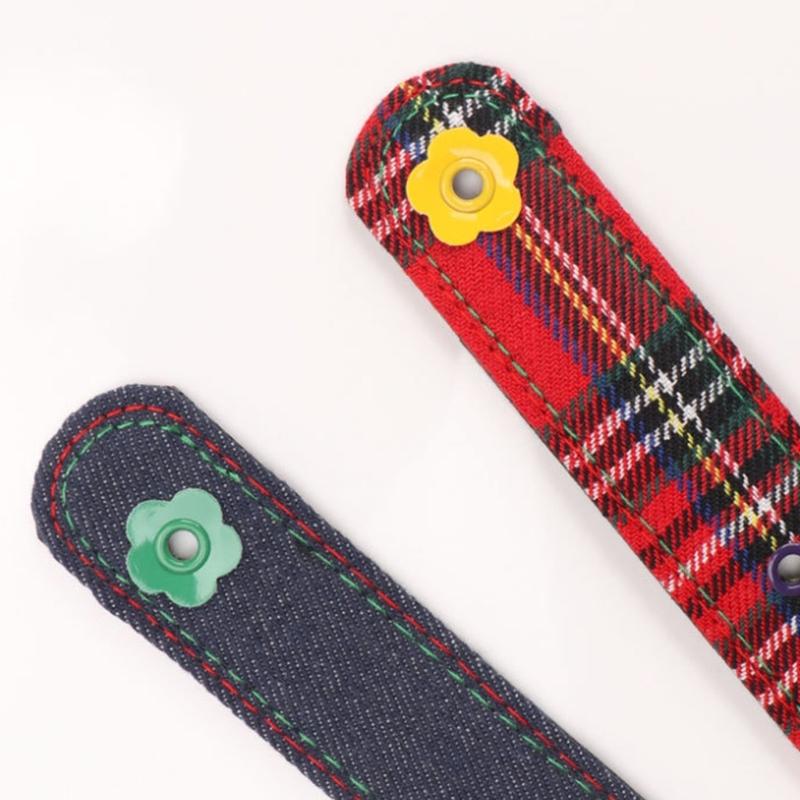Trendy Flower Rivets Waist Belt with Candy Color Eyelet Adjustable Waist Band For Casual Outfit Party Waist Decoration
