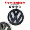 OPQ1 5K0853601C 5K0853630 Volkswagen 135mm Car Front Grille Badge 110mm Rear Trunk Emblem Lid Logo Accessorie For VW Golf 6 2009-2013