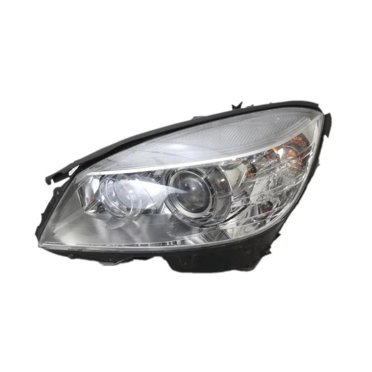 Front Headlight for 2009 Mercedes-Benz C-Class W204, Plastic (2048202959, 2048203059)