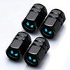 4PCS Christmas Terror Night Aluminum Alloy Valve Cover Car Valve Aluminum Decoration Bicycle Valve Core Tire Valve Decoration