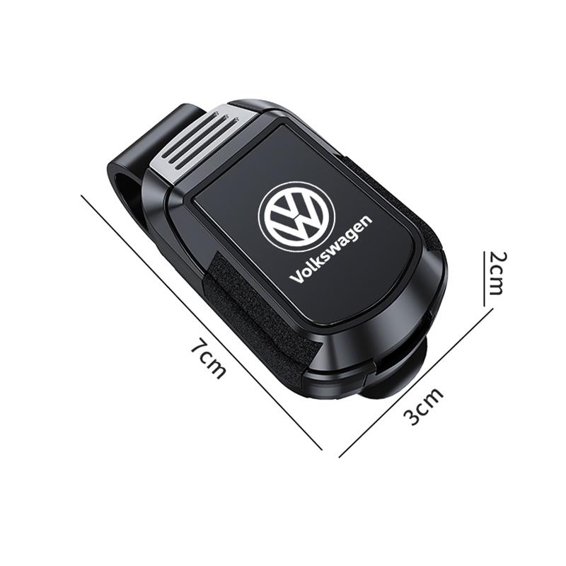 2026 Heiß Für Volkswagen VW 1 Stück Brillenaufbewahrungshalter Auto Sonnenblende Sonnenbrillenclip Für VW GTI Polo Golf Passat Tiguan Arteon T