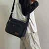 Bolso Cruzado de Lona para Hombre - Bolso de Hombro Casual Duradero para Uso Diario/Viaje (4 opciones de color)