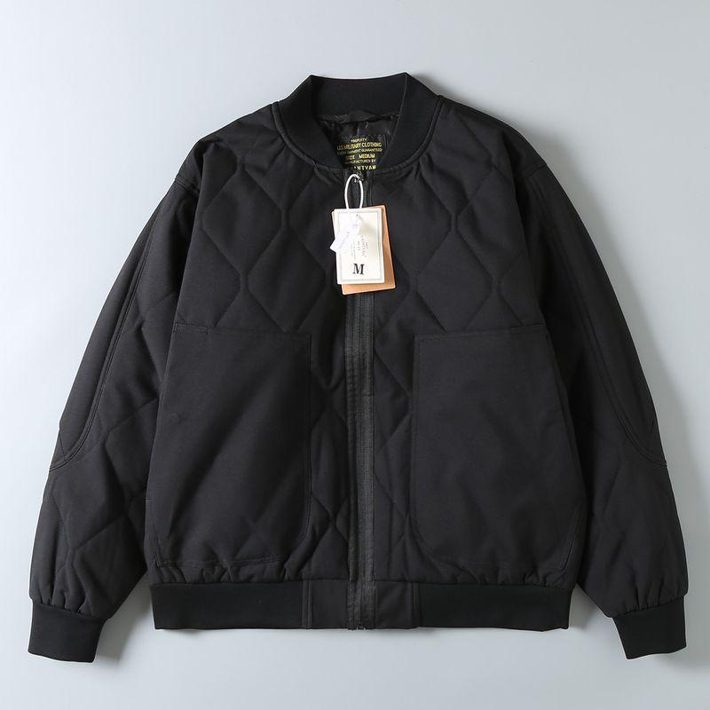 Оригинальная аутентичная японская ретро хлопковая куртка для внешней торговли, унисекс, куртка из стираного хлопка, теплая и ветрозащитная хлопковая куртка, модная Black L(Recommendation: 130-150 jin)