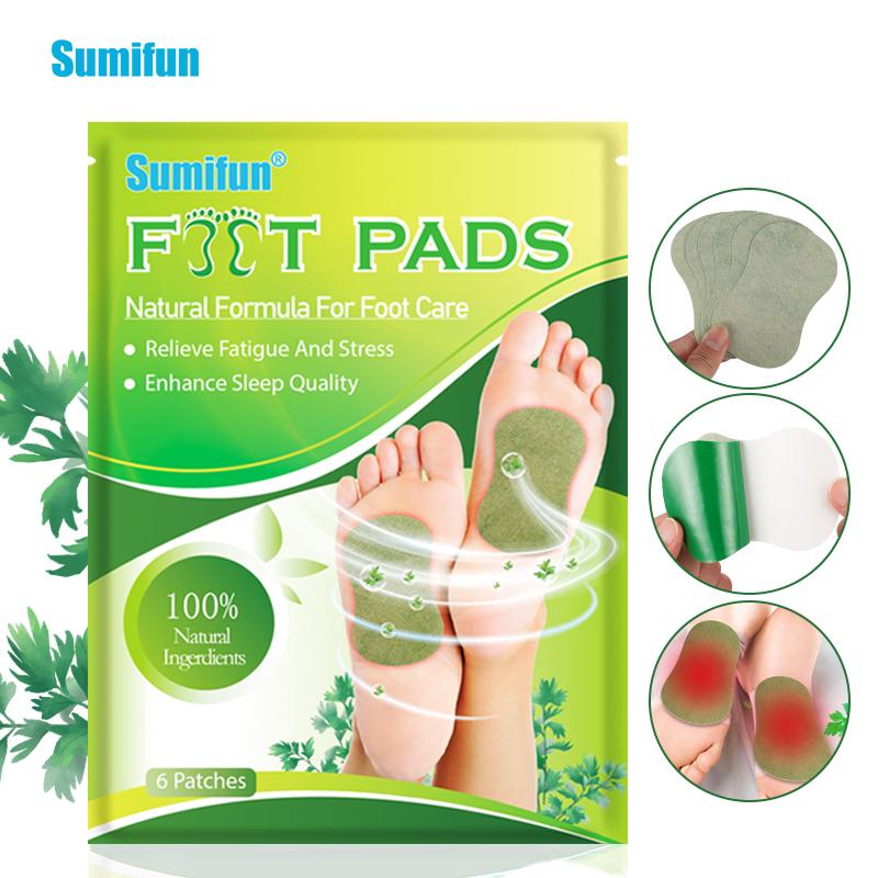 Sumifun 6 Patches Foot Pads K07301 Non-Woven Fabric