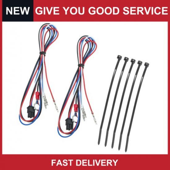 Chevy Silverado Tow Mirrors Wiring Harness Heated | Multicolor | Pack of 2 | 3 Months Manufacturer Warranty with 5 Cable Ties Set | Plastic