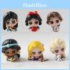 Fairy Tale Princess Belle Jasmine Snow White Toy Model Collectible Pvc Figures For Kids And Gift Sets