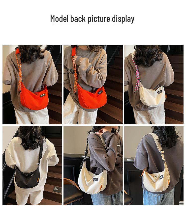 2025 Women's Large Capacity Dumpling Crossbody Bag - Autumn/Winter Casual Versatile Lightweight Shoulder Bag