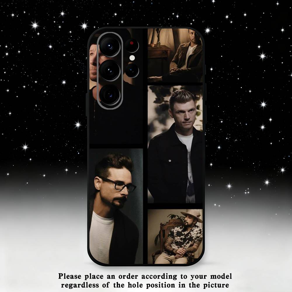 B-Backstreet Boys BSB Phone Case For Samsung S25,S24 Ultra,S20,S30 plus,S22 plus,S23,S30 Ultra 5G Silicone Black Shell