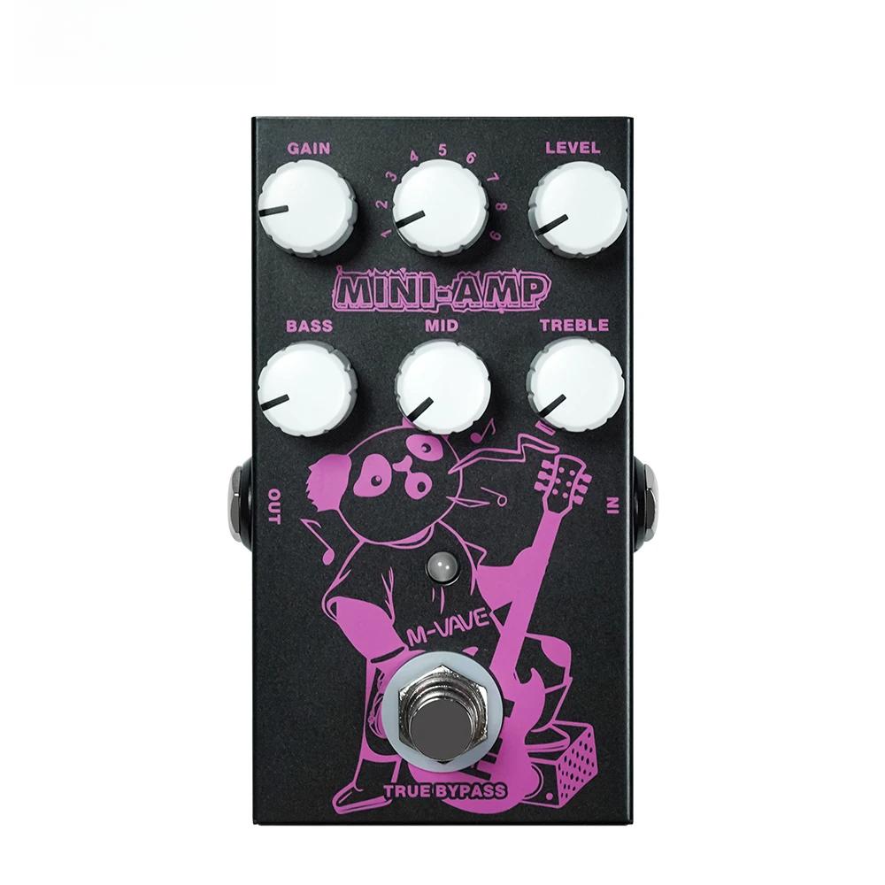 MINI-AMP Pre-amp Simulation Effect Pedal 9 Classic Amp Effects 3 Band EQ True Bypass