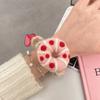 Wool Felt Telephone Line Hair Rope Straight Cookies Ponytail Holder Plush Donut Hair Ring  Party