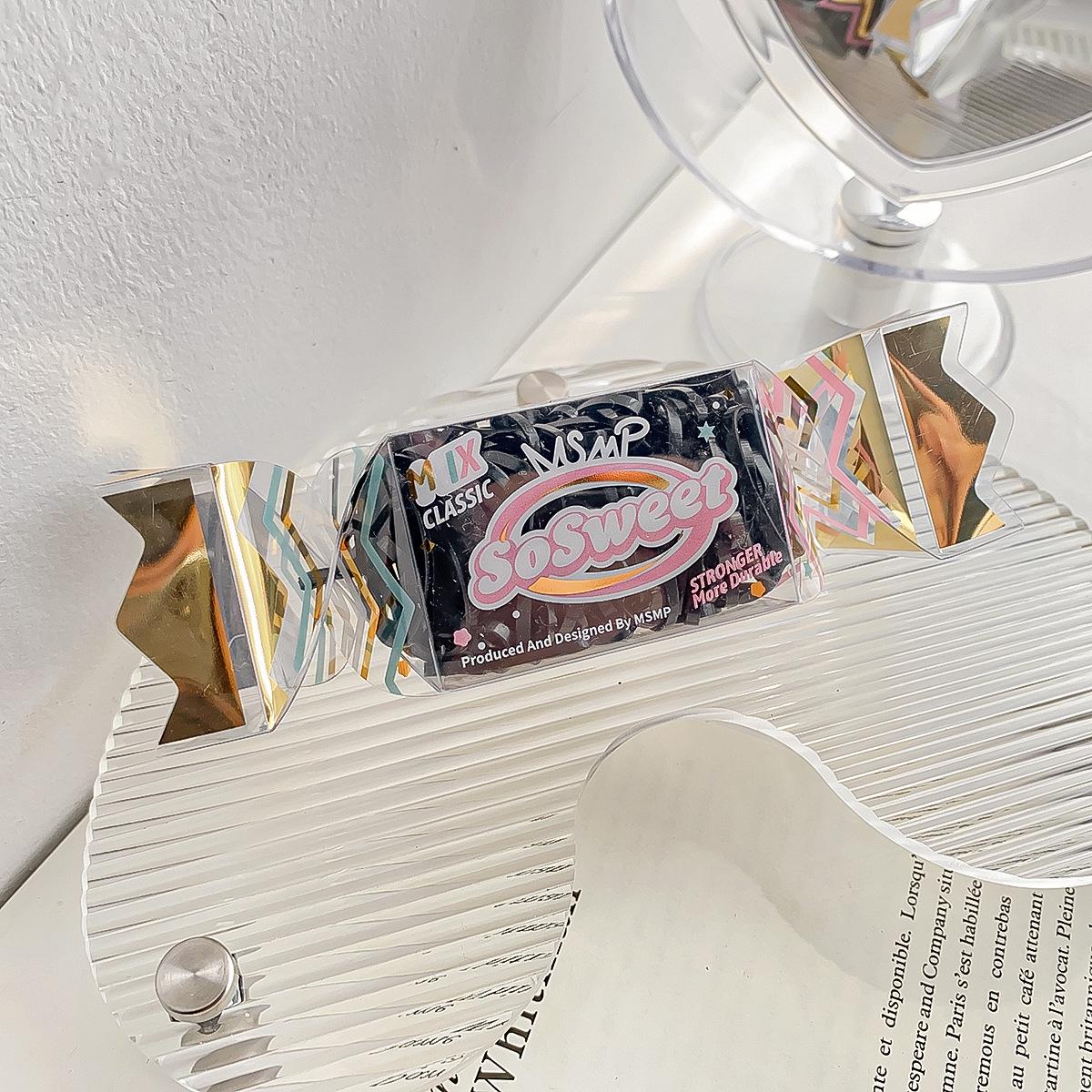 

Японские и корейские конфетные желейные резинки для волос: Детские расширенные цветные резинки