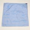 HERMES [Beautiful Condition] Icon Pattern Silk scarf Light blueUsed